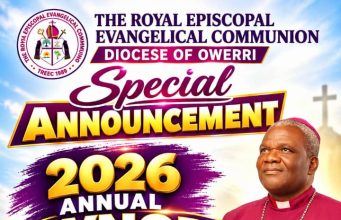 Royal Episcopal Evangelical Communion Diocese of Owerri Holds 22nd Annual Synod